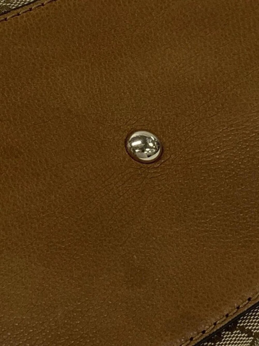 GUCCI Marrakech 295326 Dark Brown Beige Light Brown Jacquard Leather Tote Bag - Picture 11 of 15